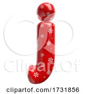 Snowflake Letter J Lowercase 3d Christmas Suitable For Christmas Santa Claus Or Winter Related Subjects