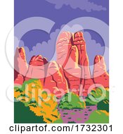 Poster, Art Print Of Canyonlands National Park In Moab Utah Utah United States Wpa