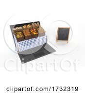 Poster, Art Print Of Shopping Online On Website Or Mobile Application Concept Marketing And Digital Marketing
