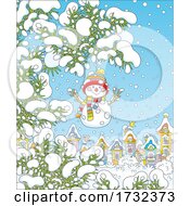 Poster, Art Print Of Snowman Ornament
