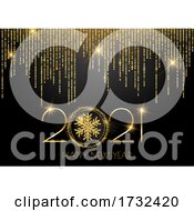 Poster, Art Print Of Glittery Gold Sparkle Happy New Year Background