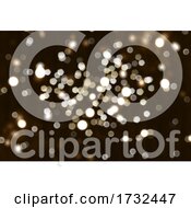 Poster, Art Print Of Christmas Background With Bokeh Lights Design