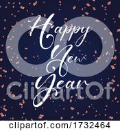 Poster, Art Print Of Happy New Year Background With Confetti