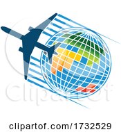Airplane And Globe