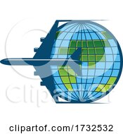 Airplane And Globe