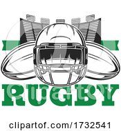 Poster, Art Print Of Rugby Sports Design