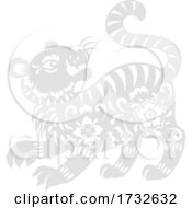 Poster, Art Print Of Chinese Zodiac Tiger