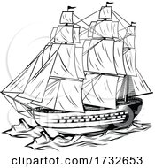 Poster, Art Print Of Pirate Ship