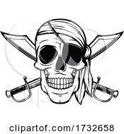 Poster, Art Print Of Pirate Skull