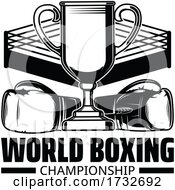 Poster, Art Print Of Boxing Sports Design