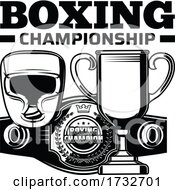 Poster, Art Print Of Boxing Sports Design