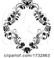 Black And White Floral Funeral Design
