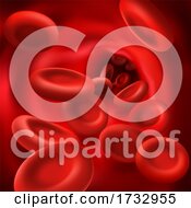 Poster, Art Print Of Background Of Blood Cells