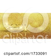 Poster, Art Print Of Glittery Gold Happy New Year Banner Design