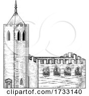 Poster, Art Print Of Church Cathedral Old Medieval Vintage Building