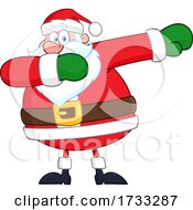 Poster, Art Print Of Santa Claus Dabbing