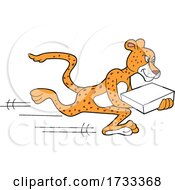 Poster, Art Print Of Fast Running Delivery Cheetah
