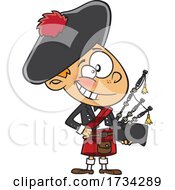 Clipart Cartoon Scottish Boy