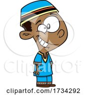 Poster, Art Print Of Clipart Cartoon South African Boy