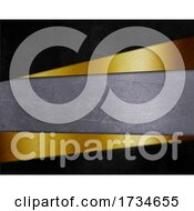 Poster, Art Print Of Abstract Background With Metallic Textures