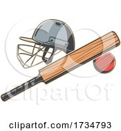 Poster, Art Print Of Cricket Sports Design