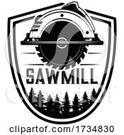 Logging Sawmill Or Lumberjack Design