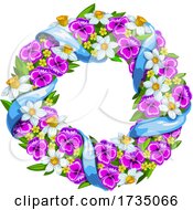 Poster, Art Print Of Easter Wreath