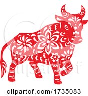Poster, Art Print Of Chinese Zodiac Ox
