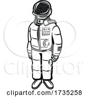 Poster, Art Print Of Black And White Space Exploration Design