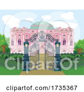 Poster, Art Print Of Gate And Pink Palace