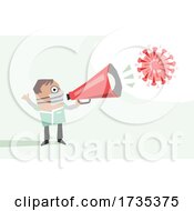 Poster, Art Print Of Doctor Announcing About A Virus