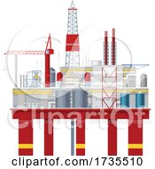 Poster, Art Print Of Oil Refinery