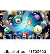 Poster, Art Print Of Lottery Ball Background