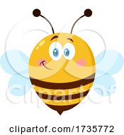Poster, Art Print Of Happy Chubby Bee
