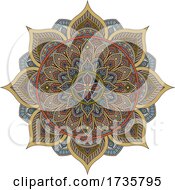 Poster, Art Print Of Pattern Motif Mandala Art Ornament Design Element