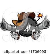 Bomb Cowboy Shooting Guns by Chromaco #COLLC1736095-0173