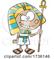Poster, Art Print Of Cartoon Ancient Egyptian Boy