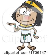 Poster, Art Print Of Cartoon Ancient Egyptian Girl