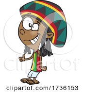 Cartoon Jamaican Boy