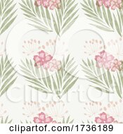 Watercolour Floral Pattern Background Design 2501