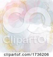 Abstract Hand Painted Decorative Watercolour Background