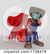 3D Farmer Character
