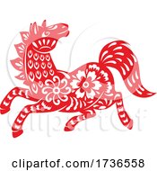 Poster, Art Print Of Chinese Zodiac Horse