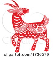 Poster, Art Print Of Chinese Zodiac Goat