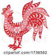 Poster, Art Print Of Chinese Zodiac Rooster