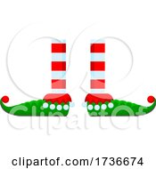 Poster, Art Print Of Christmas Elf Feet