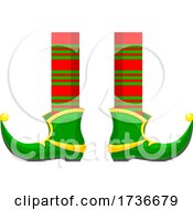 Poster, Art Print Of Christmas Elf Feet