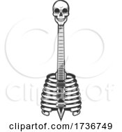 Poster, Art Print Of Skeleton Guitar