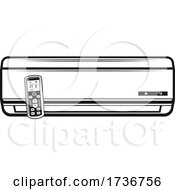 Poster, Art Print Of Ductless Air Conditioner