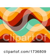 Poster, Art Print Of Retro Wallpaper Design